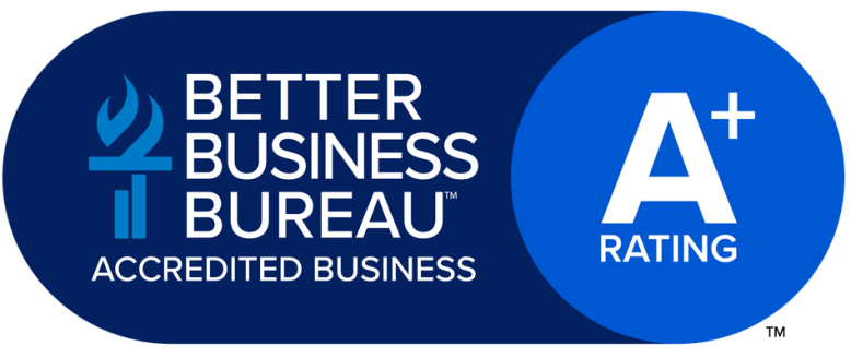 Better Business Bureau Accredited Business — A+ Rating